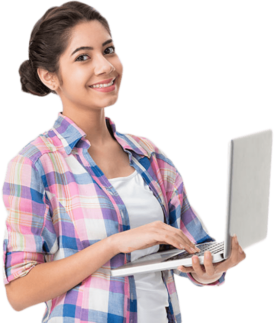 Girl with Laptop